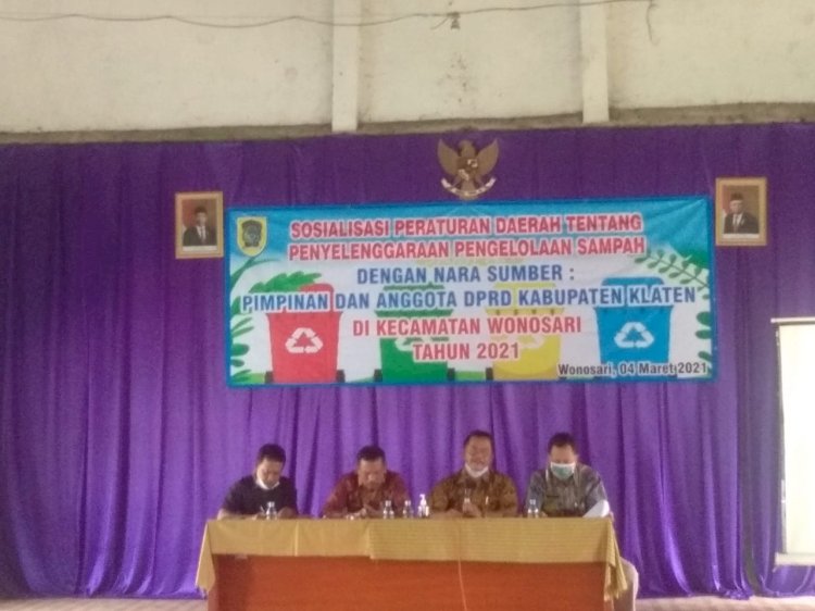 Sosialisasi Perda Kab Klaten No 6 Tahun 2018 Tentang Penyelenggaraan Pengelolaan Sampah, 4 Maret 2021