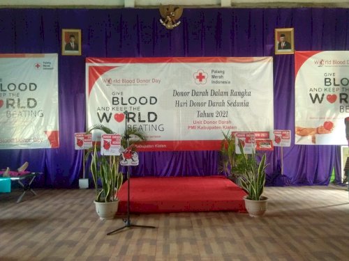 Donor Darah di Kecamatan Wonosari Dalam Rangka Hari Donor Darah, 10 Juni 2021