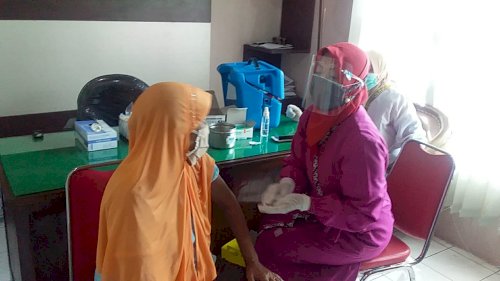 Monitoring Vaksin Lansia di Desa Sekaran, 23 Jun 21