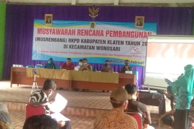 Musrenbangkec  2021 Kecamatan Wonosari