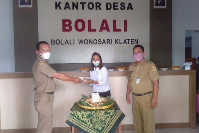Camat Wonosari Menghadiri Peresmian BUMDes Bolali Maju, 1 Maret 2021