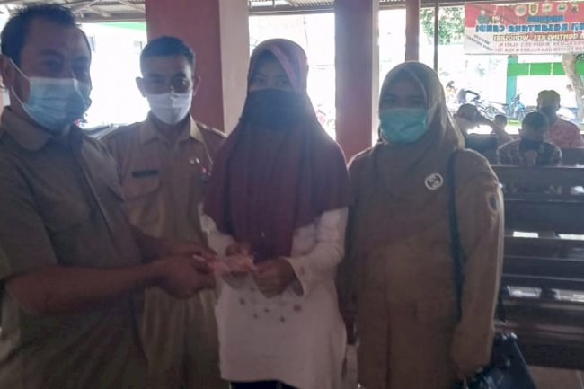 Monitroring Penyaluran BLD DD Desa Gunting, 22 Maret 2021