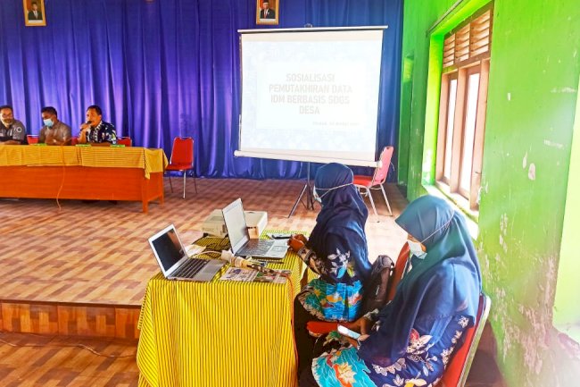 Sosialisasi Pemutakhiran Data IDM Berbasis SDGs Desa, 23 Maret 2021