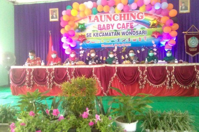 Peresmian Baby Cafe di Kec. Wonosari, 6 April 2021