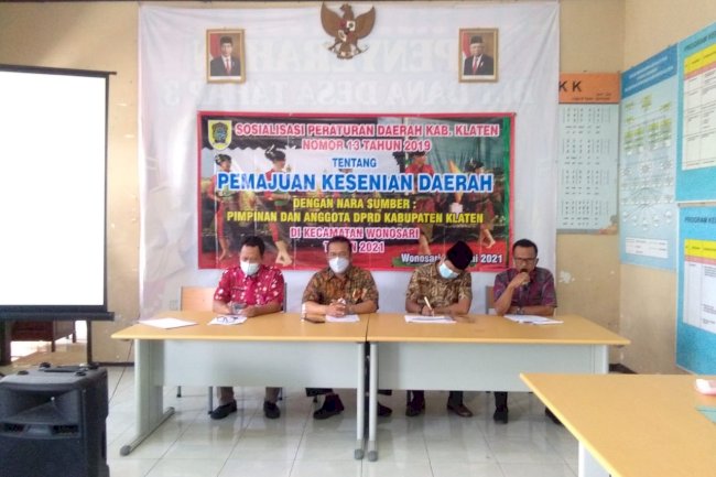 Sosialisasi Perda No 13 Tahun 2019 tentang Pemajuan Kesenian Daerah di Desa Sukorejo, 22 Juni 2021