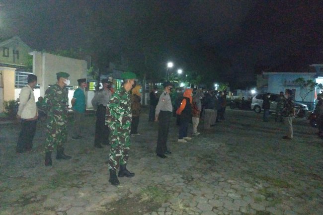 Apel Kesiapsiagaan dan Monitoring PPKM Mikro secara Serentak di Kecamatan Wonosari di Lanjutkan Monitoring ke Wilayah , 25 Juni 2021