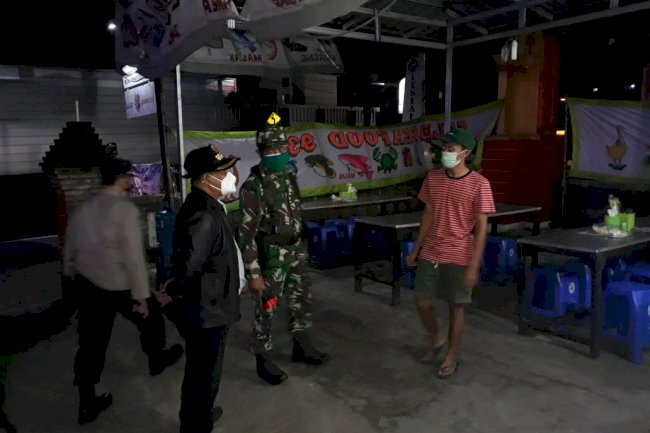Patroli dalam rangka penegakkan PPM Darurat dan Monitoring Pemakaman Jenazah Covid, 5 Juli 2021