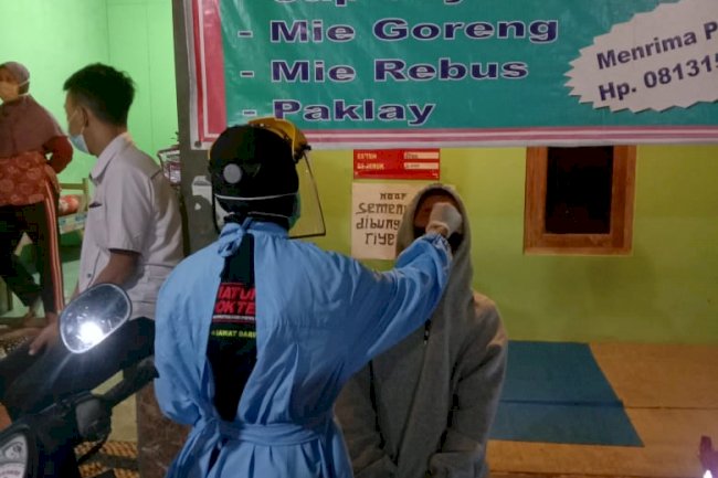 Swab antigen pengunjung  HIK Sekaran, 6 Jul  2021