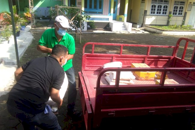 Pembagian Sembako dari Baznas di Kec. Wonosari, 9 Jul 2021