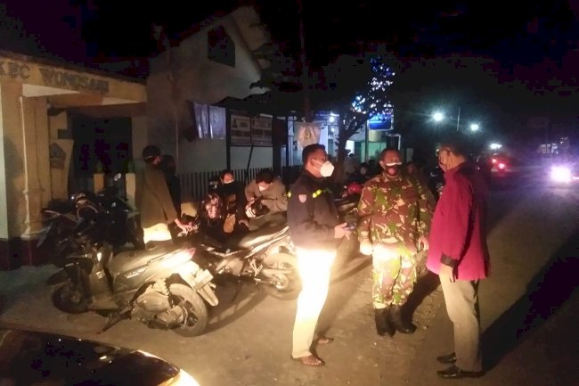Patroli PPKM Darurat kec. Wonosari, 15 Jul 2021