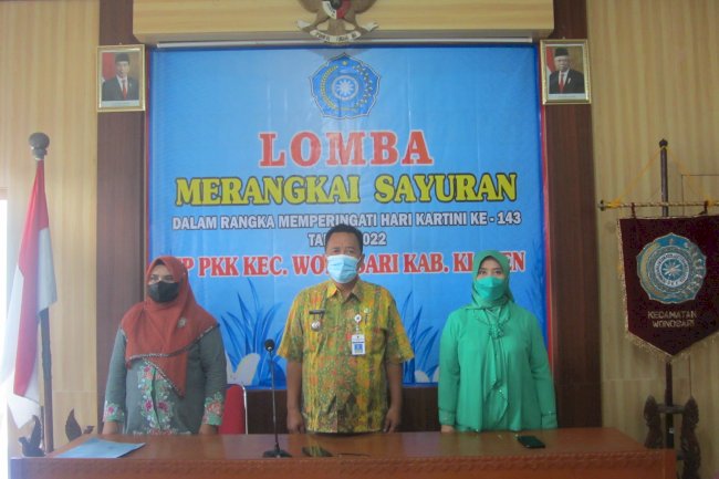 Lomba PKK Merangkai Sayur Lodeh di Kec Wonosari Tahun 2022