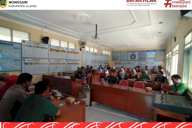 RAKOR BERSAMA FORKOMPIMCAM DALAM RANGKA HUT RI KE 78 TAHUN 2023