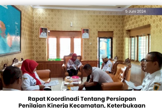 RAPAT KOORDINASI INTERNAL PEJABAT STRUKTURAL KEC.WONOSARI