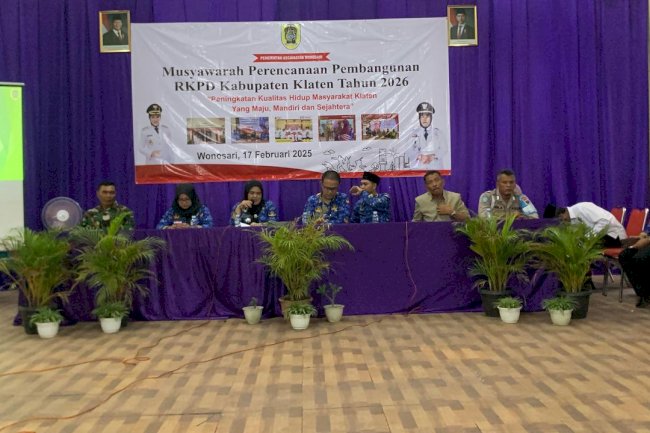Musrenbang RKPD 2026 Kecamatan Wonosari Sinergi untuk Klaten yang Maju, Mandiri, dan Sejahtera