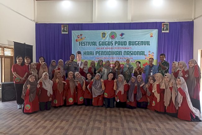 Festival Gugus PAUD Bugenvil Meriahkan Hari Pendidikan di Kecamatan Wonosari