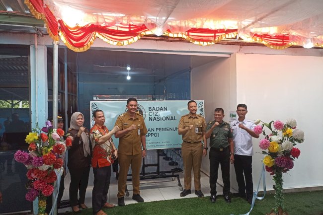 Peresmian Perdana Dapur Makan Bergizi Gratis (MBG) di Desa Gunting, Wonosari oleh Bupati Klaten