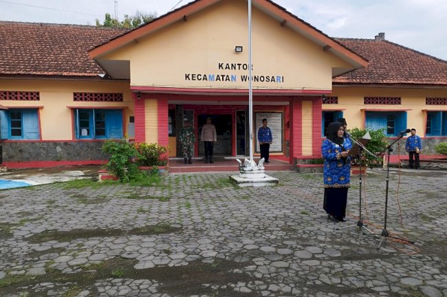 Upacara Hari Kebangkitan Nasional di Kecamatan Wonosari, “Bangkit  untuk Indonesia Emas”