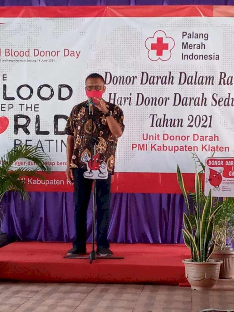 Donor Darah di Kecamatan Wonosari Dalam Rangka Hari Donor Darah, 10 Juni 2021