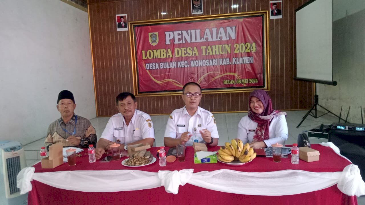 LOMBA DESA TAHUN 2024 DESA BULAN KECAMATAN WONOSARI