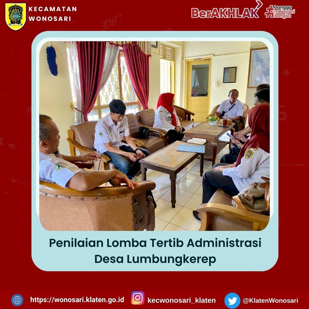 PENILAIAN LOMBA TERTIB ADMINISTRASI DESA LUMBUNGKEREP