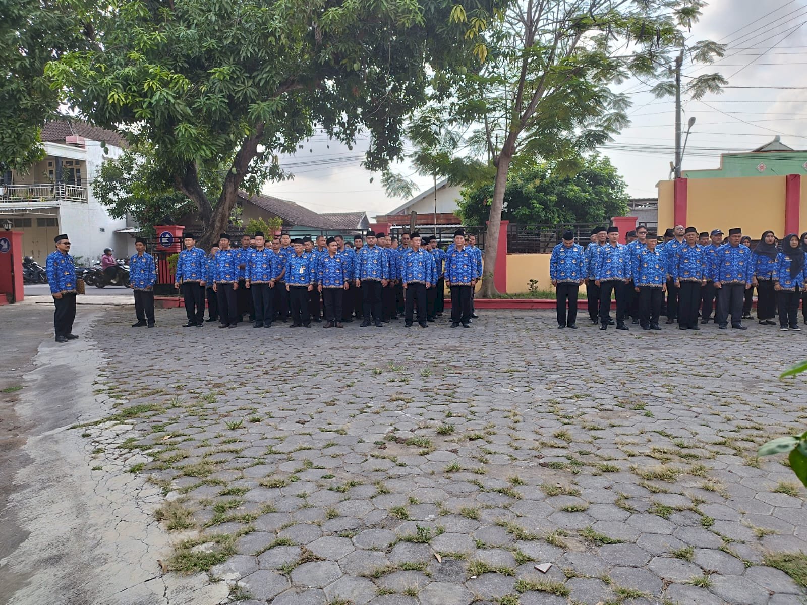 Upacara Peringatan Sumpah Pemuda di Kecamatan Wonosari, Pemuda Bersatu untuk Indonesia Maju