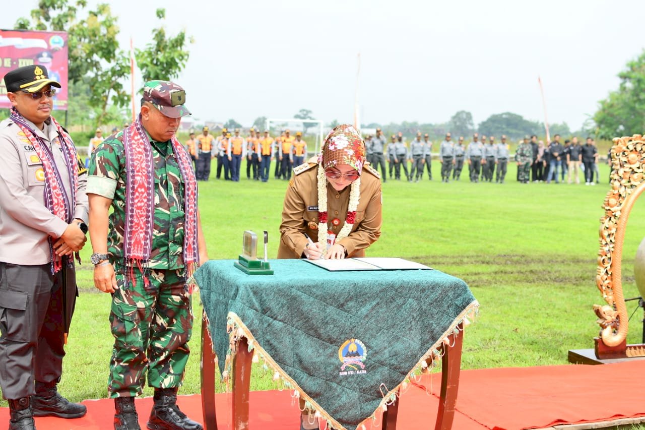 Pembukaan Karya Bakti Mandiri Klaten Bersinar (KBMKB) ke-XXVII  di Desa Jelobo, Wonosari