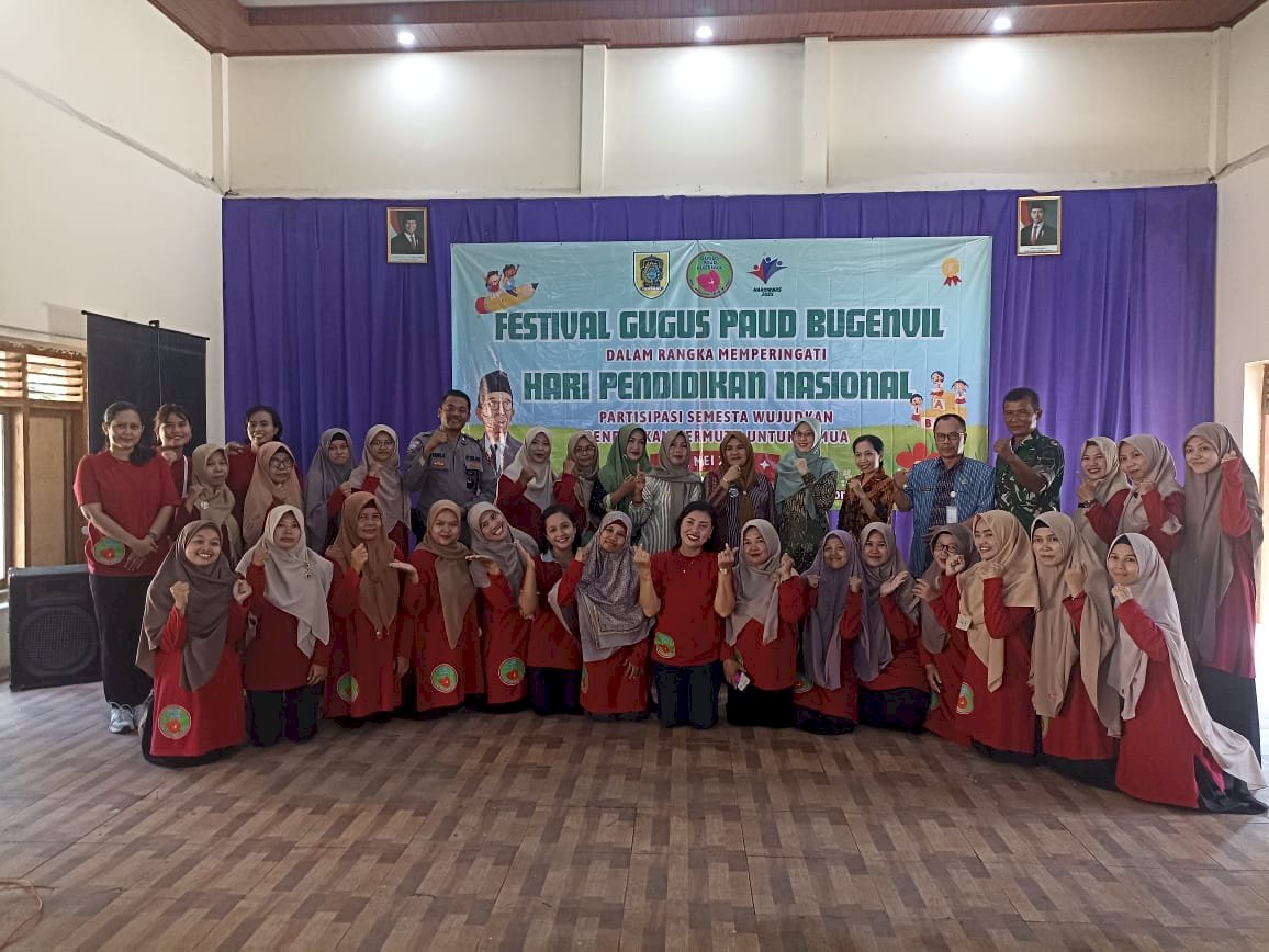 Festival Gugus PAUD Bugenvil Meriahkan Hari Pendidikan di Kecamatan Wonosari