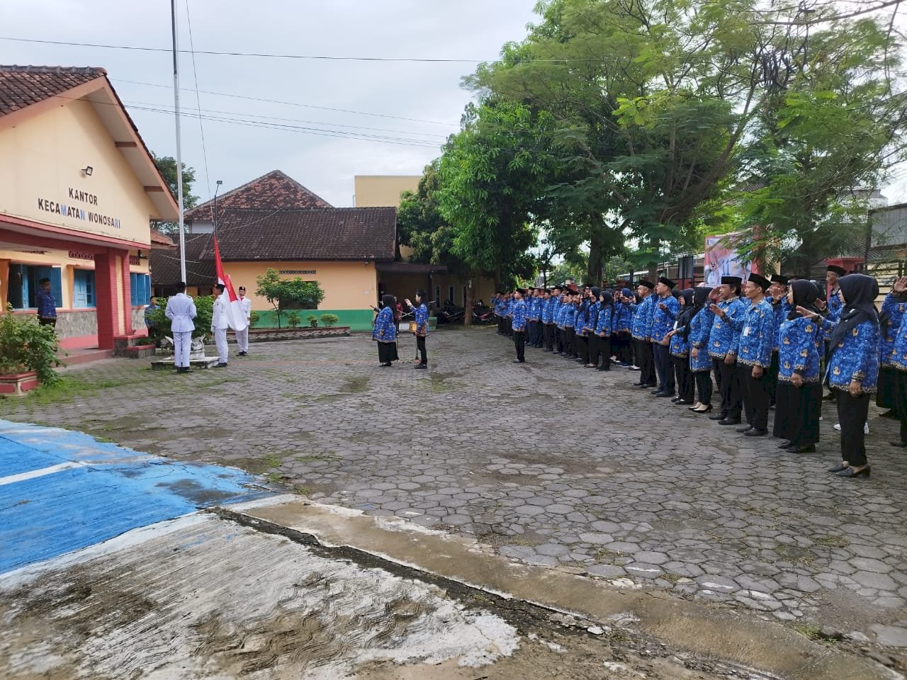 Upacara Hari Kebangkitan Nasional di Kecamatan Wonosari, “Bangkit  untuk Indonesia Emas”