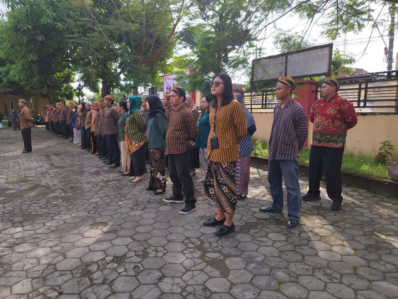 Camat Wonosari Pimpin Upacara Hari Lahir Pancasila