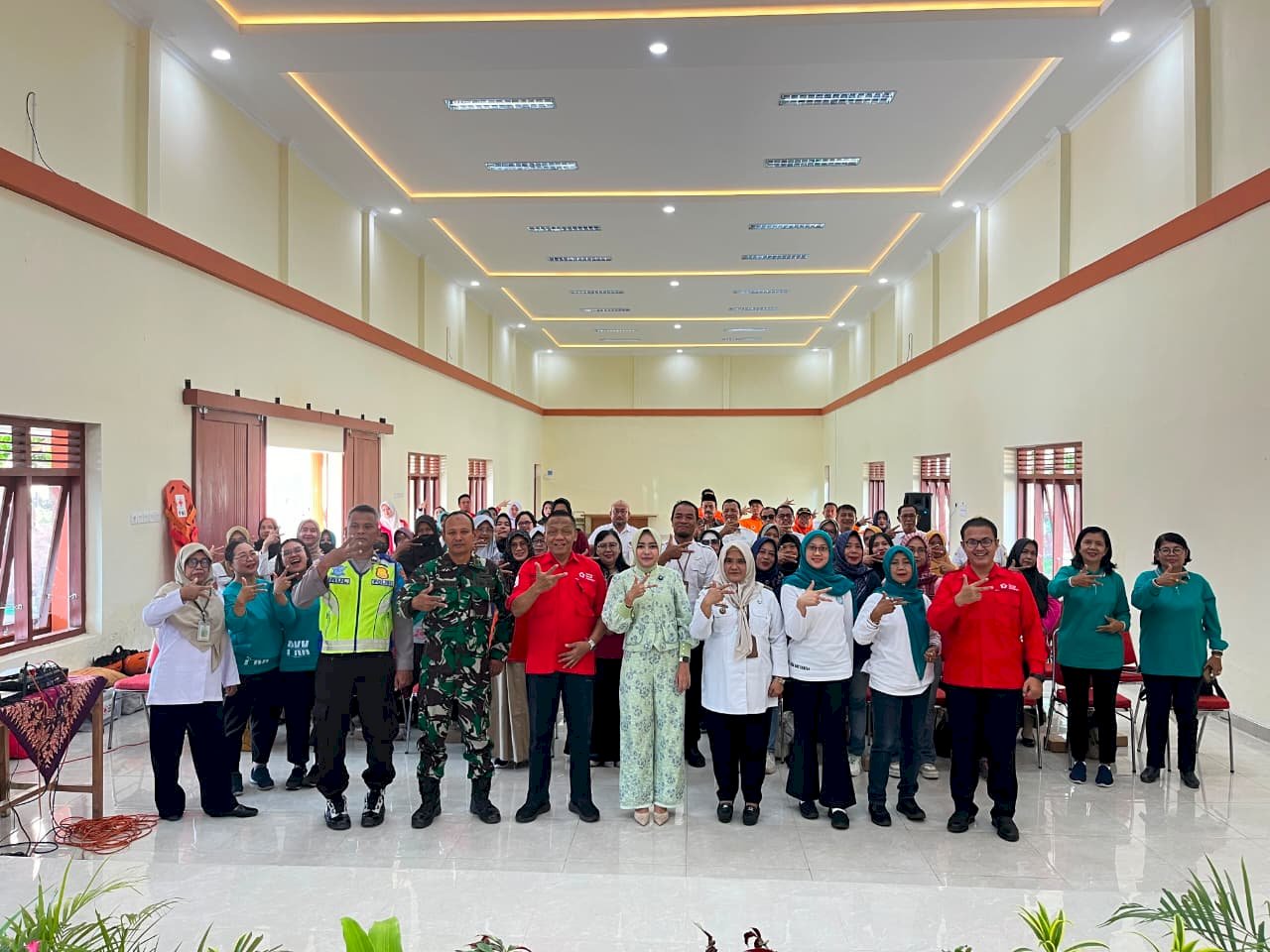 Pelatihan Pertolongan Pertama bagi Relawan Wanita dan Kader PKK Desa se Kecamatan Wonosari