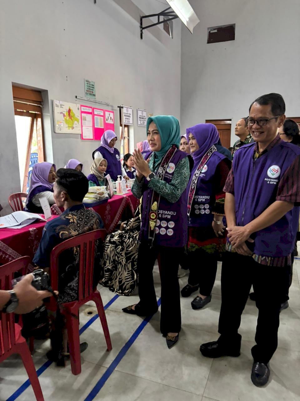Launching Posyandu 6 SPM di Desa Lumbungkerep Kecamatan Wonosari 