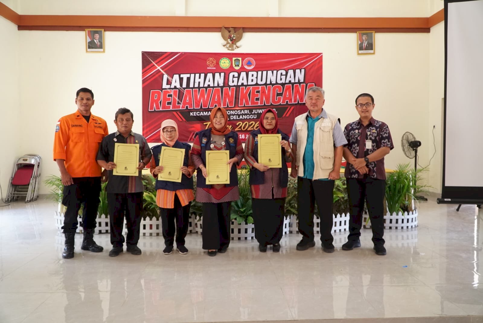Latihan Gabungan Relawan Kencana Wonosari, Juwiring, Ceper, dan Delanggu Tahun 2026