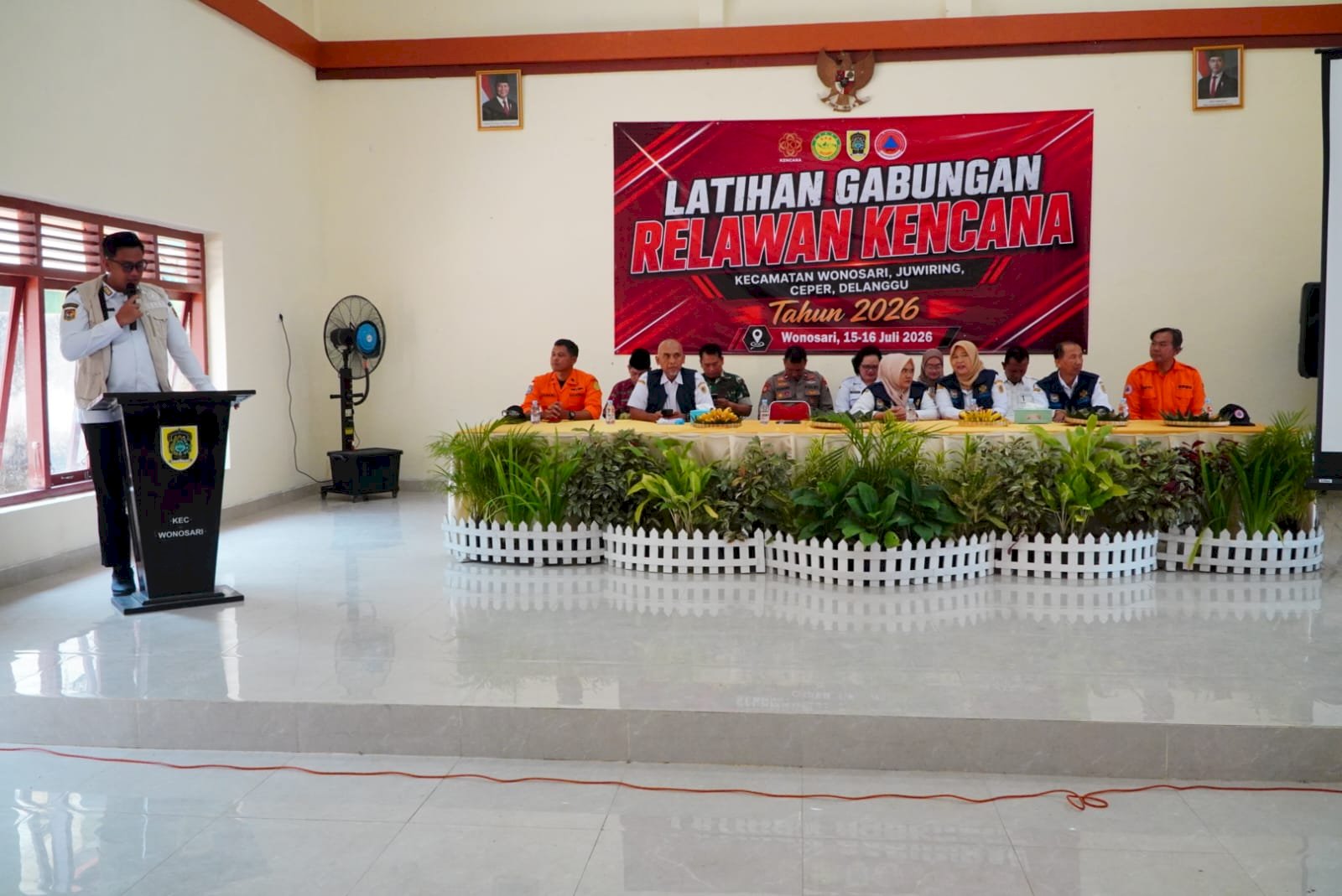 Latihan Gabungan Relawan Kencana Wonosari, Juwiring, Ceper, dan Delanggu Tahun 2026