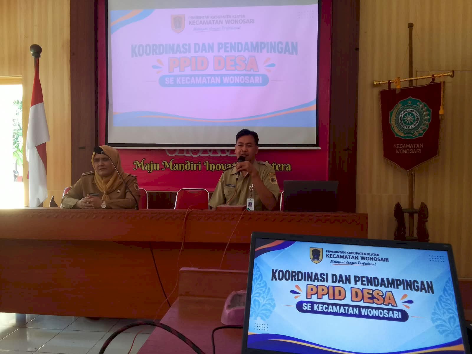 Koordinasi & Pendampingan PPID Desa Se-Kecamatan Wonosari