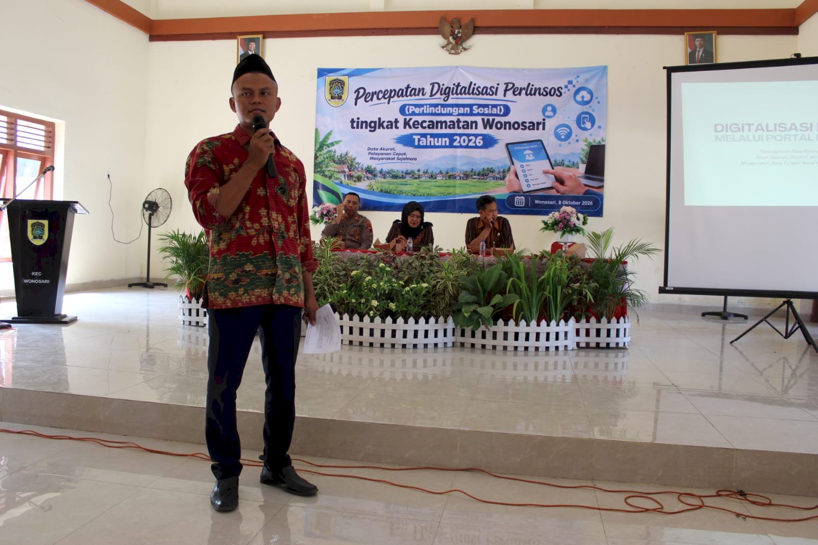 Percepatan Digitalisasi Perlindungan Sosial Tingkat Kecamatan Wonosari